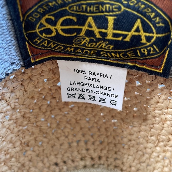 SCALA fedora style raffia straw hat - Picture 9 of 15